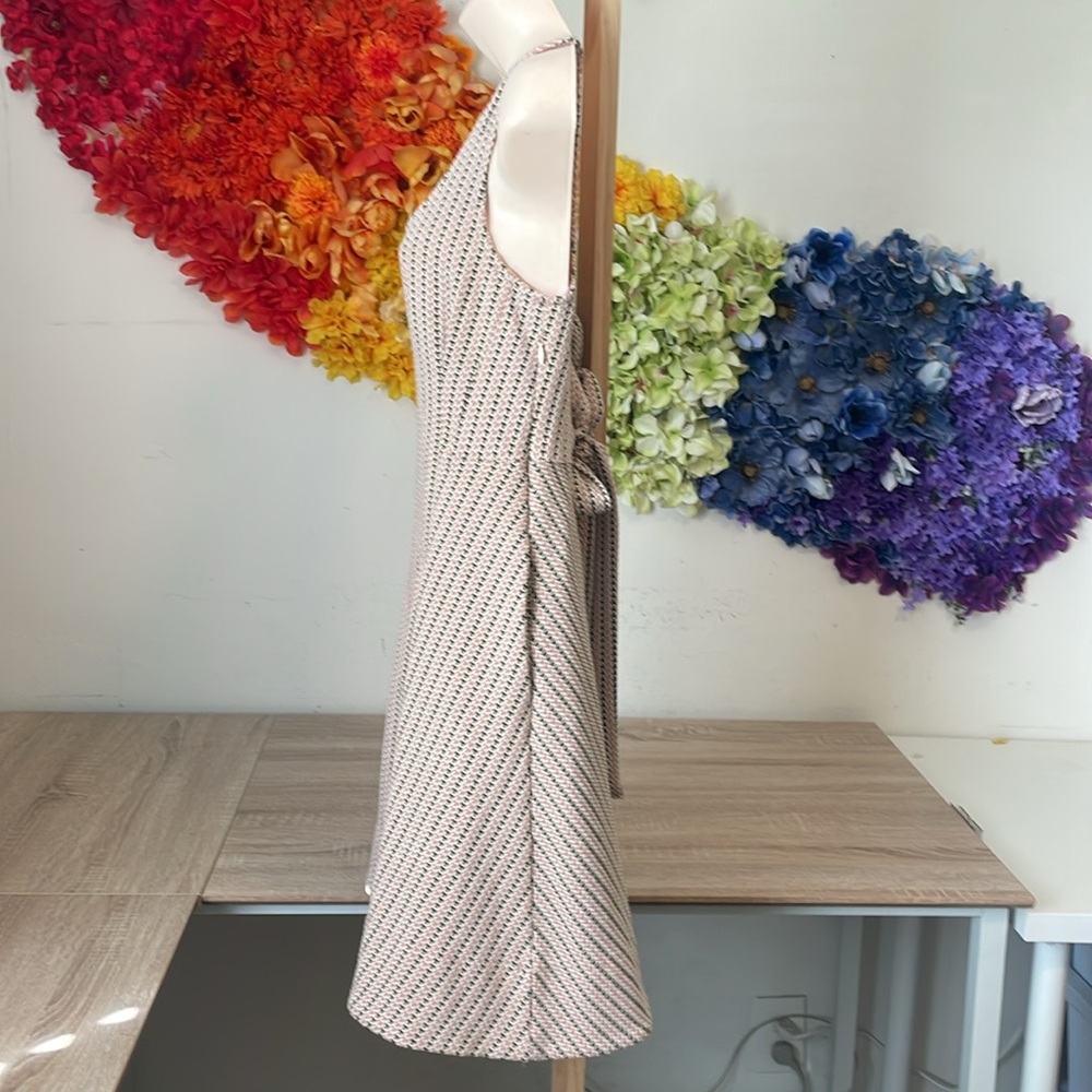 Anthropologie Maeve Jacquard Mini Dress with tie detail - Picture 10 of 16